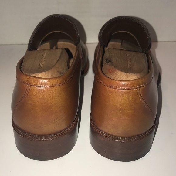 Mens Frattelli Rossetti Tan Calf Leather Pennies
